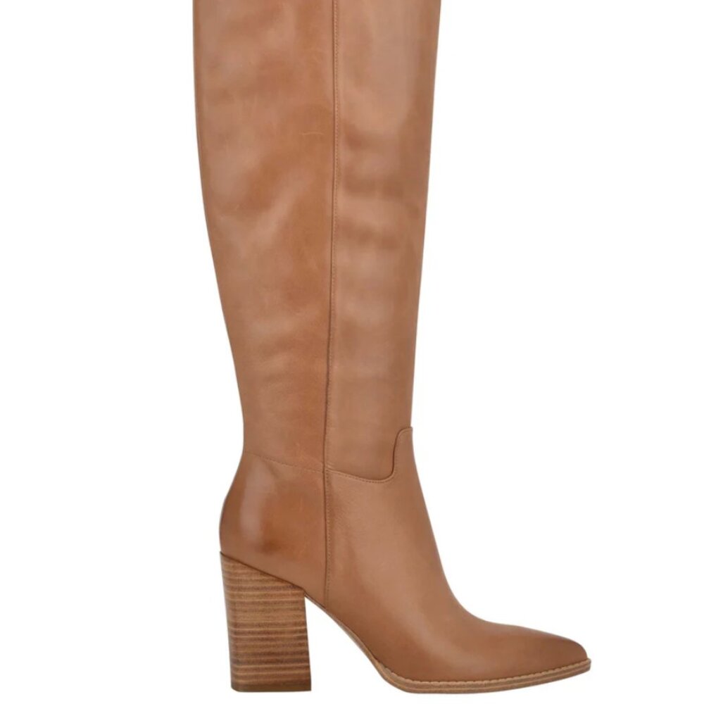 Nine West Leather Knee High Brixxe Boots